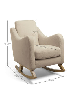 Mamas & Papas Nursing Chairs Bowdon Nursing Chair - Oatmeal Boucle