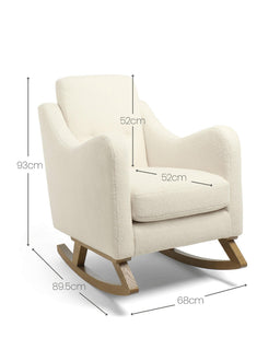 Mamas & Papas Nursing Chairs Bowdon Nursing Chair - Off White Boucle