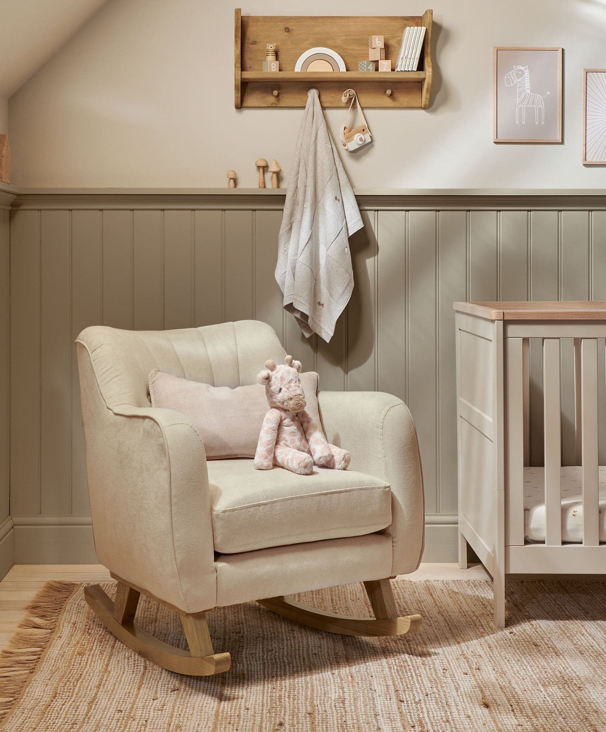 Mamas & Papas Nursing Chairs Hilston Nursing Chair - Camel Woven