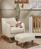 Mamas & Papas Nursing Chairs Hilston Nursing Chair & Footstool Set - Off White Boucle