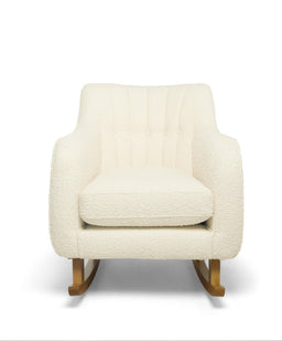 Mamas & Papas Nursing Chairs Hilston Nursing Chair in Chenille Boucle - Oyster