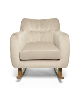 Mamas & Papas Nursing Chairs Hilston Nursing Chair in Velvet - Latte