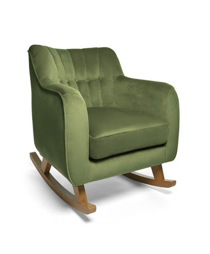 Mamas & Papas Nursing Chairs Hilston Nursing Chair in Velvet - Olive