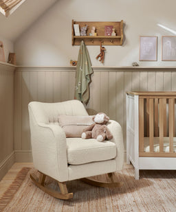 Mamas & Papas Nursing Chairs Hilston Nursing Chair - Off White Boucle