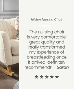Mamas & Papas Nursing Chairs Hilston Nursing Chair - Off White Boucle
