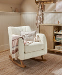 Mamas & Papas Nursing Chairs Hilston Nursing Chair - Oyster Chenille Boucle