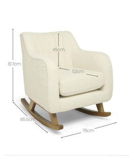 Mamas & Papas Nursing Chairs Hilston Nursing Chair - Oyster Chenille Boucle