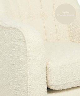 Mamas & Papas Nursing Chairs Hilston Nursing Chair - Oyster Chenille Boucle