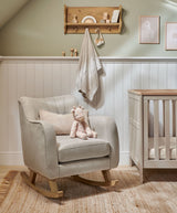 Mamas & Papas Nursing Chairs Hilston Nursing Chair - Silver Woven