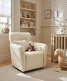 Mamas & Papas Nursing Chairs Settle Swivel Nursing Chair - Off White Boucle
