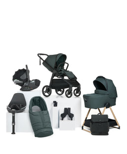 Mamas & Papas Ocarro 2 Complete Pushchair Bundle with Cybex Cloud T i-Size + Baby Car Seat (9 Pieces) - Teal