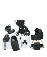 Mamas & Papas Ocarro 2 Complete Pushchair Bundle with Cybex Cloud T i-Size + Baby Car Seat & Base (9 Pieces) - Eclipse
