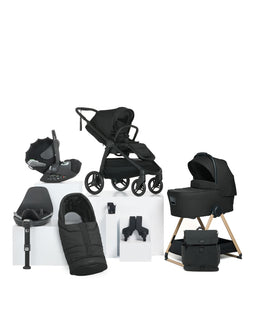Mamas & Papas Ocarro 2 Complete Pushchair Bundle with Cybex Cloud T i-Size Rotating Baby Car Seat & Base - (9 Pieces) - Eclipse