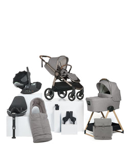 Mamas & Papas Ocarro 2 Complete Pushchair Bundle with Cybex Cloud T i-Size Rotating Baby Car Seat & Base - (9 Pieces) - Heritage