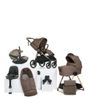 Mamas & Papas Ocarro 2 Complete Pushchair Bundle with Maxi-Cosi Pebble 360 Pro² Car Seat & Base (9 Pieces) - Crema