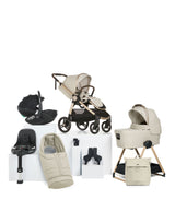 Mamas & Papas Ocarro 2 Complete Pushchair Bundle with Maxi-Cosi Pebble 360 Pro² Car Seat & Base (9 Pieces) - Shell
