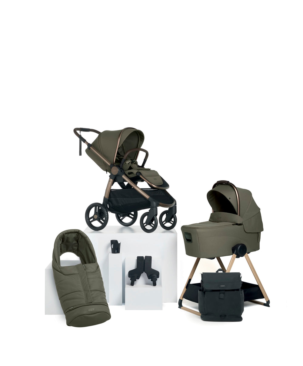 Mamas &amp; Papas Ocarro 2 Essential Pushchair Bundle  (7 Pieces) - Evergreen