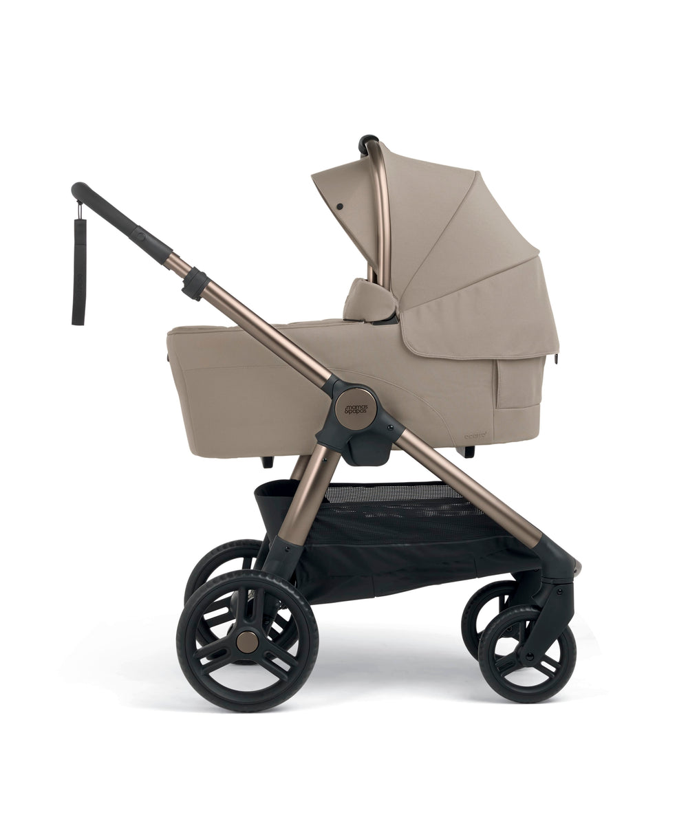 Mamas &amp; Papas Ocarro 2 Essential Pushchair Bundle with Cybex Aton B2 i-Size Baby Car Seat (8 Pieces) - Oatmeal