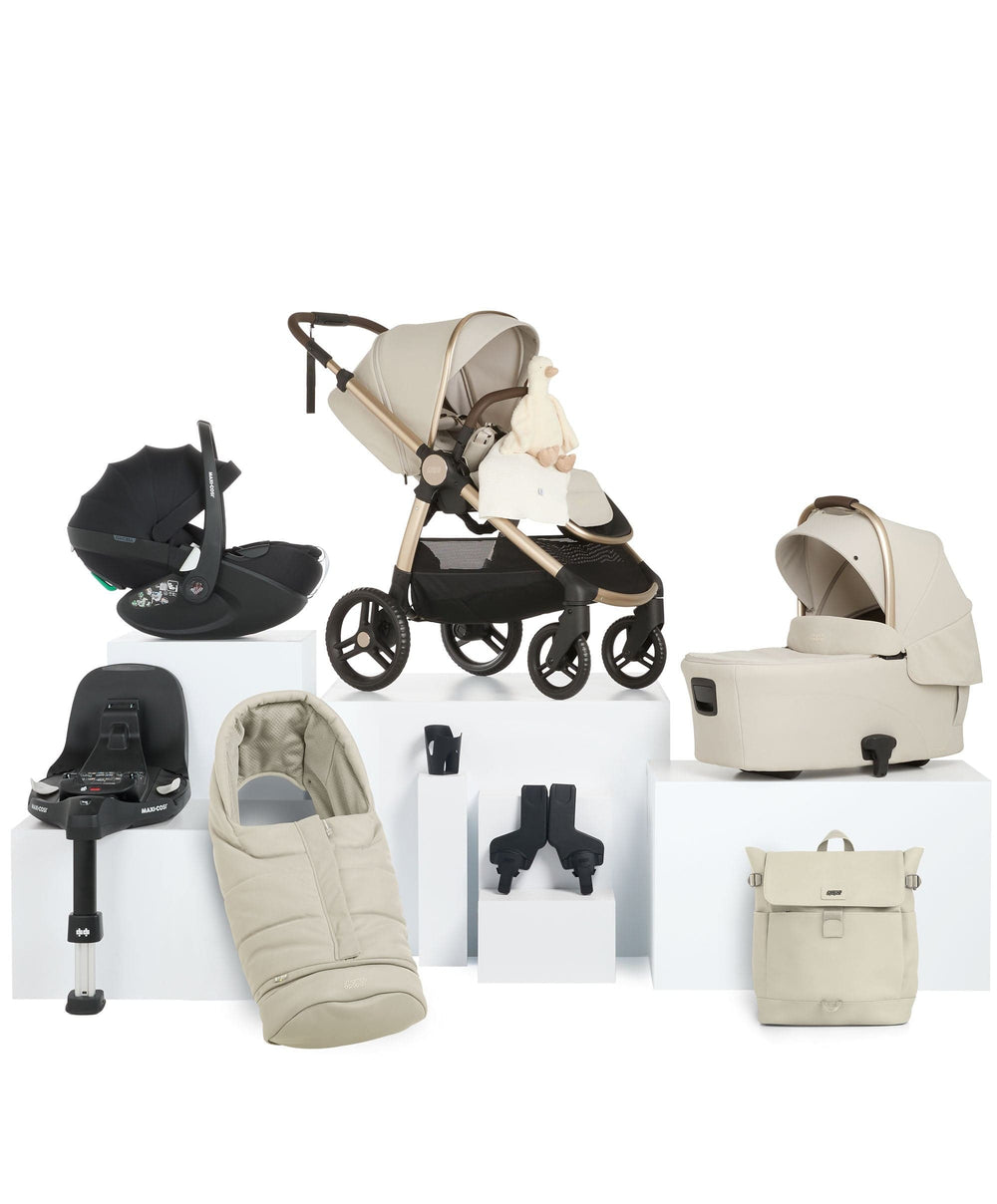 Mamas &amp; Papas Ocarro 2 Pushchair Bundle With Maxi-Cosi Pebble 360 Pro² Car Seat &amp; Base (10 Pieces) - Shell