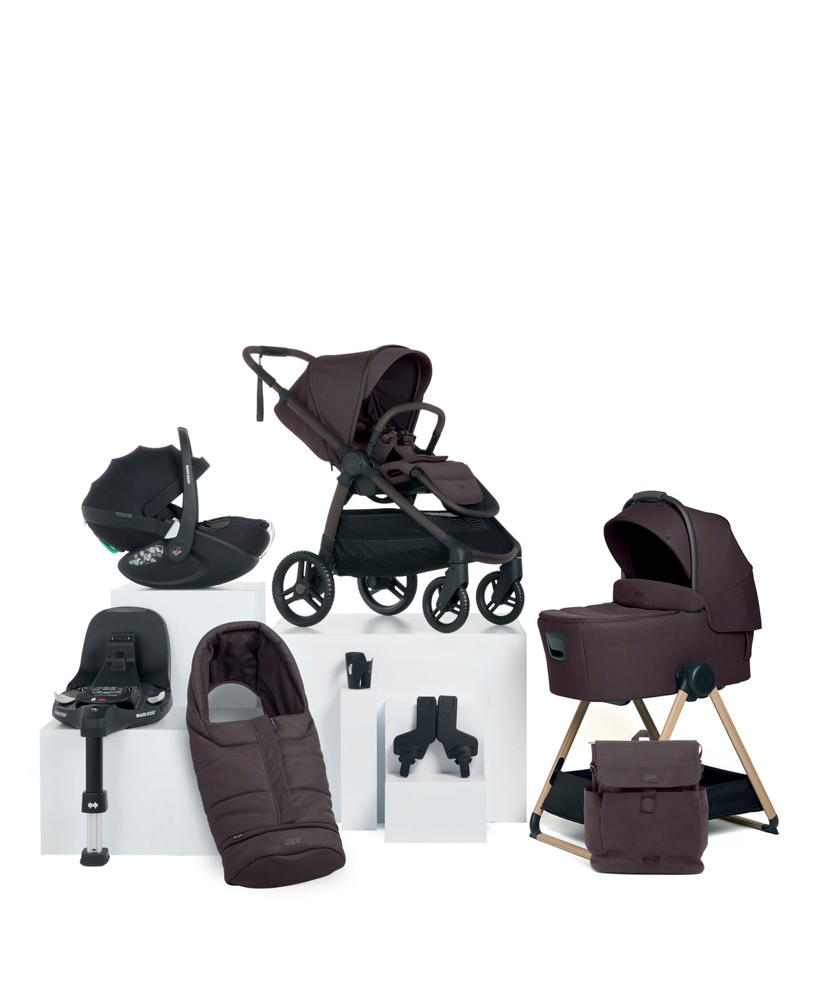 nuna travel stroller airplane TRVL LX Caviar Color:Neutral Wood / White Salomon 2024 Salomon Equipe allowing for super secure UPSELL:cybex-gazelle-s-albeige-cloud-t-csybei-37892g606