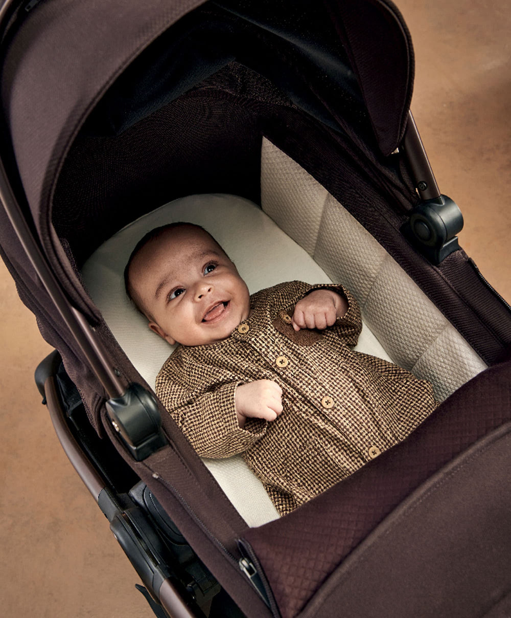 Mamas &amp; Papas Ocarro 2 Pushchair Ultimate Newborn Bundle With Cybex Cloud T i-Size Rotating Baby Car Seat &amp; Base (14 Pieces) - Americano