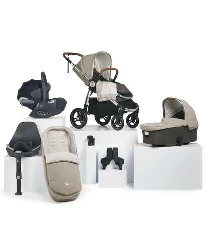 Mamas & Papas Ocarro All-Terrain Pushchair Bundle With Cybex Cloud T i-Size Rotating Baby Car Seat & Base - Heritage