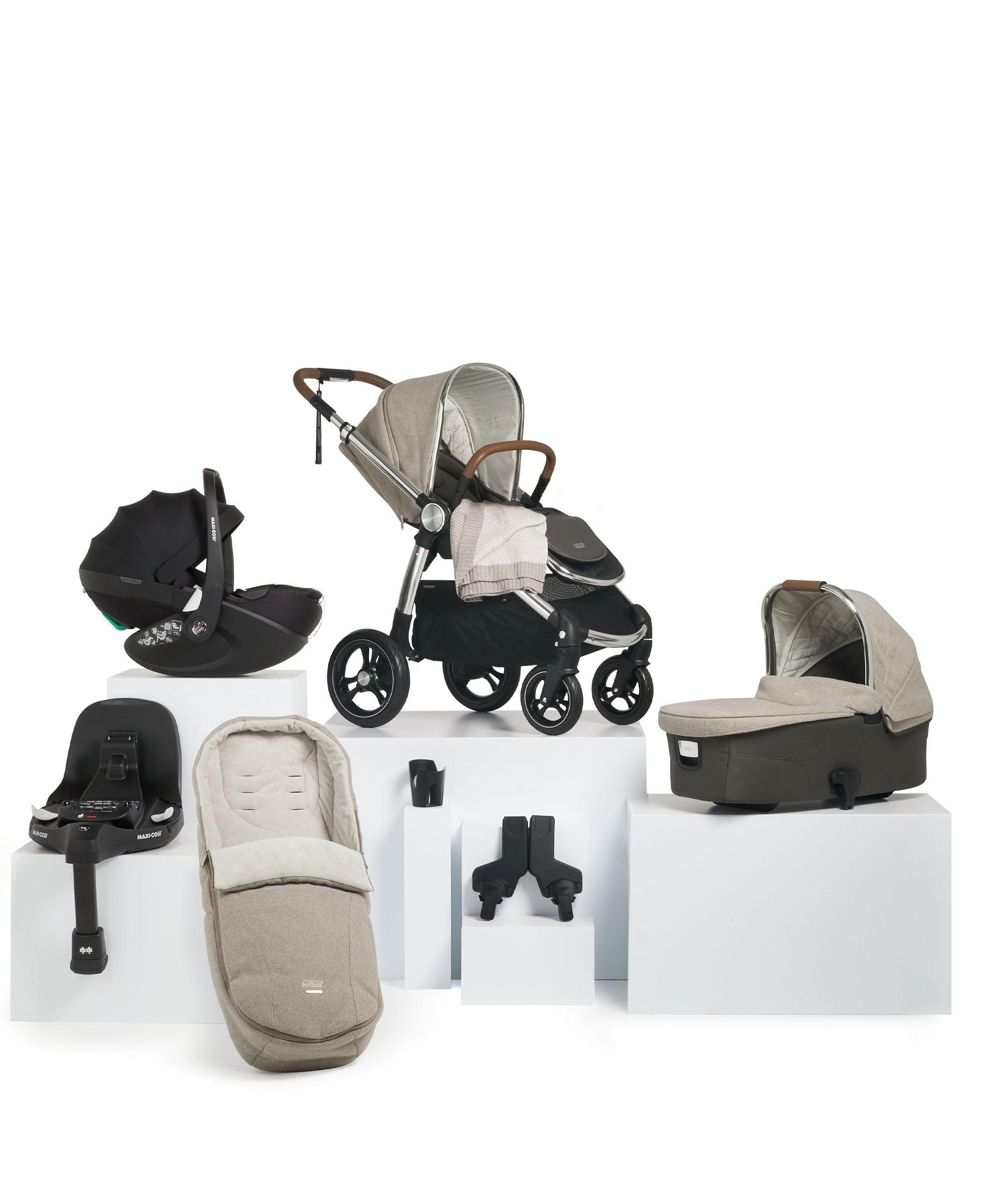 Ocarro Pushchair Bundle With Maxi-Cosi Pebble 360 Pro² Car Seat (8