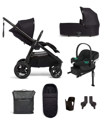 Mamas & Papas Ocarro Pushchair Bundle with Aton B2 Car Seat & Base (7 Pieces) - Carbon