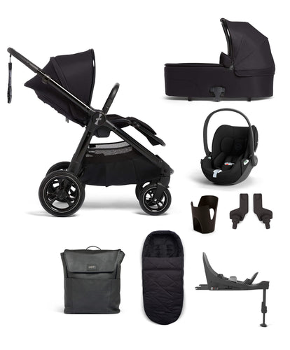 Mamas & Papas Ocarro Pushchair Bundle with Cybex Cloud T Car Seat & Base (8 Pieces) - Carbon