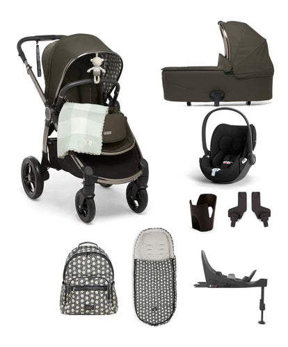 Mamas & Papas Ocarro x Laura Ashley 10 Piece Complete Bundle Including Cloud T Car Seat and Base in Calcot