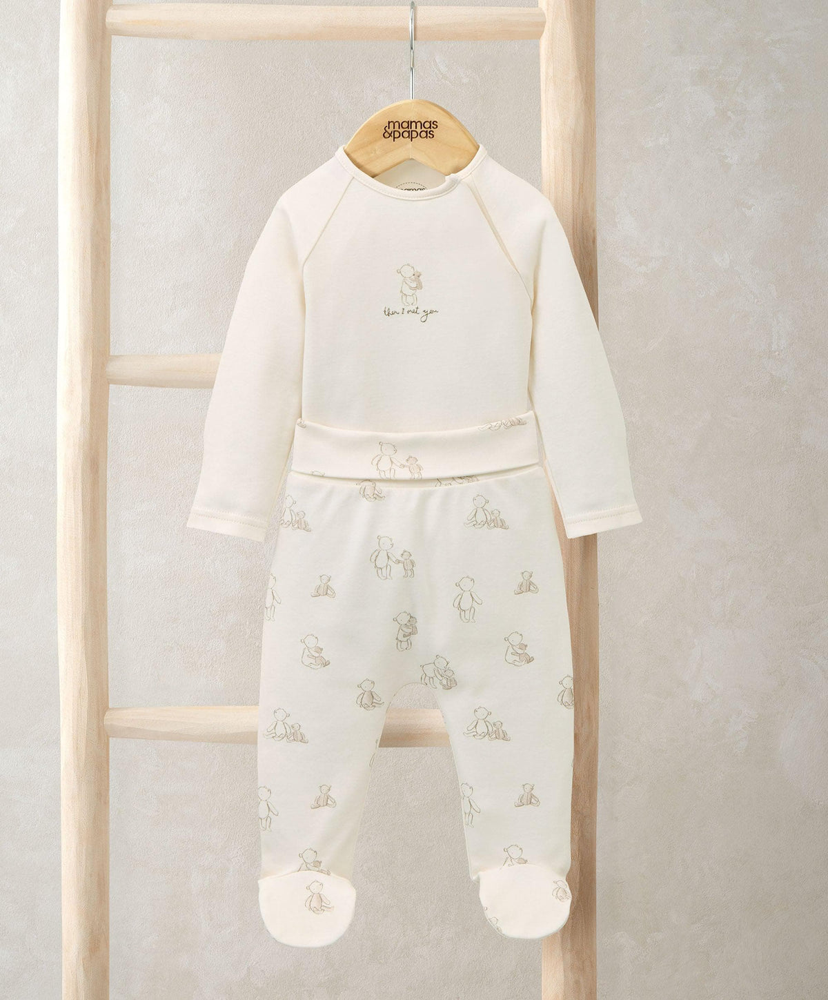 Mamas & Papas Outfits & Sets Bear Print Bodysuit & Bottoms Set (2 Pieces)