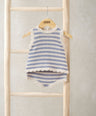 Mamas & Papas Outfits & Sets Blue Striped Knitted Top & Shorts