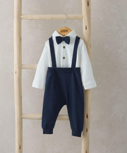 Mamas & Papas Outfits & Sets Bow Tie, Braces, Bodysuit & Trousers Outfit Set