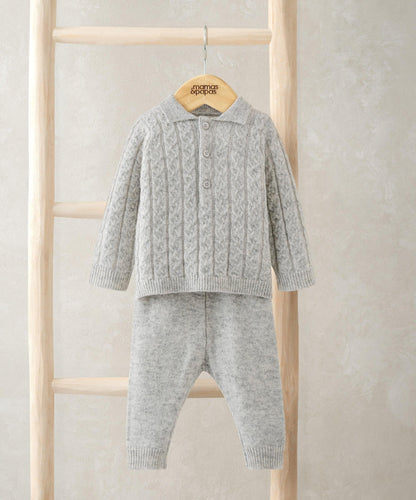 Mamas & Papas Outfits & Sets Cable Knit Jumper & Trouser Outfit Set