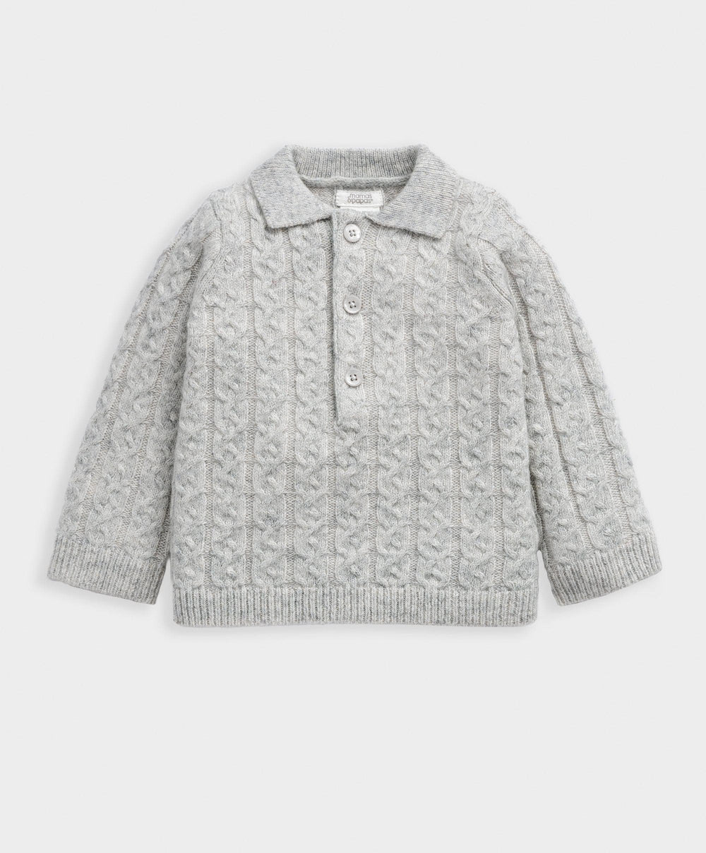 Mamas &amp; Papas Outfits &amp; Sets Cable Knit Jumper &amp; Trouser Outfit Set