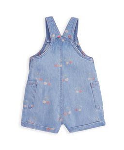 Mamas & Papas Outfits & Sets Cherry Denim Dungarees
