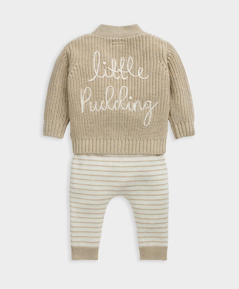 Mamas &amp; Papas Outfits &amp; Sets Christmas Little Pudding Knitted Outfit Set