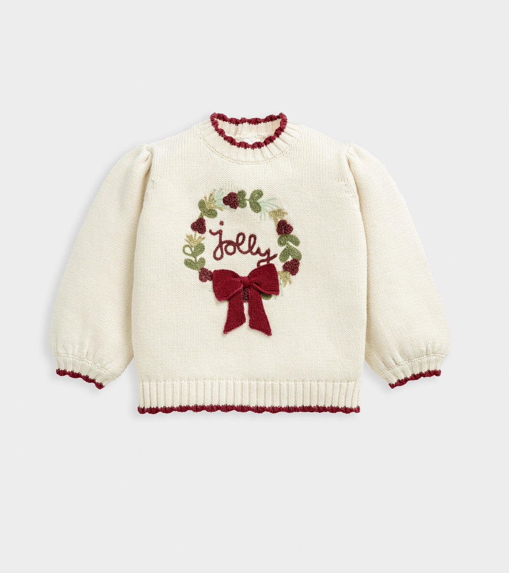 Mamas &amp; Papas Outfits &amp; Sets Christmas Wreath Top &amp; Leggings Outfit Set