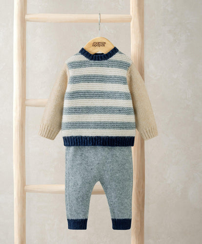 Mamas & Papas Outfits & Sets Colour Block Jumper & Leggings Outfit Set
