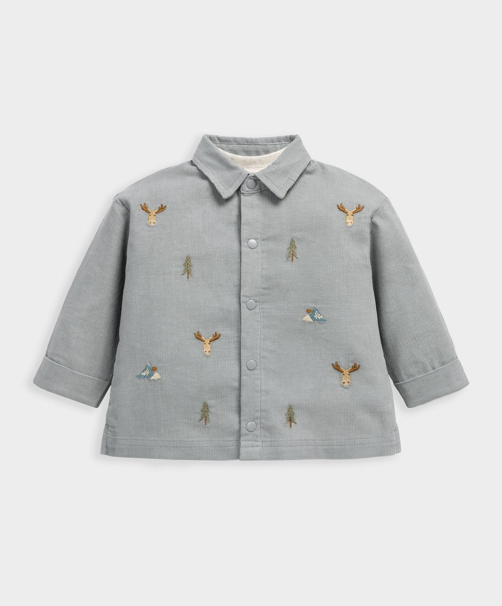 Mamas &amp; Papas Outfits &amp; Sets Cord Shirt &amp; T-shirt Outfit Set