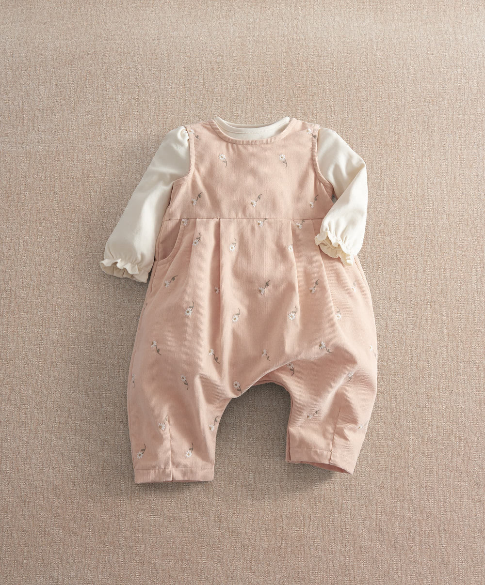 Mamas &amp; Papas Outfits &amp; Sets Corduroy Embroidered Romper Set