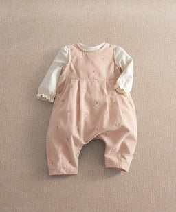 Mamas & Papas Outfits & Sets Corduroy Embroidered Romper Set