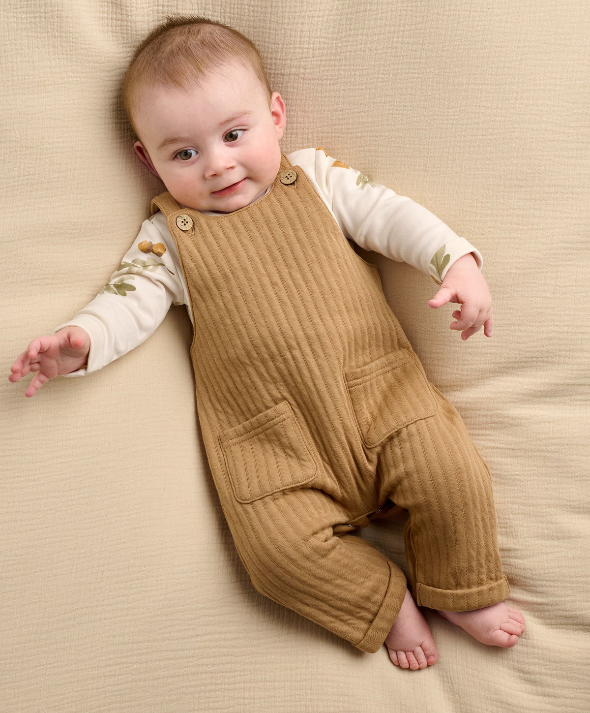 Mamas & Papas Outfits & Sets Dungaree & Acorn Bodysuit Outfit Set