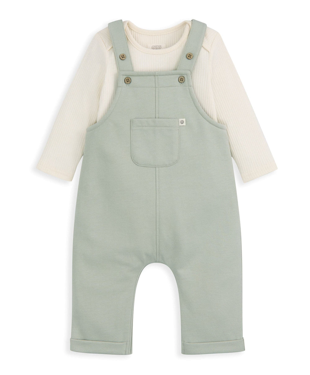 Mamas &amp; Papas Outfits &amp; Sets Dungaree &amp; Bodysuit Set