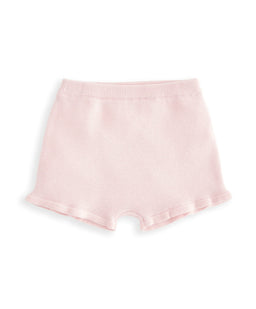 Mamas & Papas Outfits & Sets Embroidered Knit Top & Shorts Set (2 Pieces) - Pink