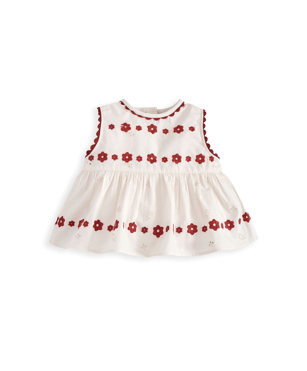 Mamas &amp; Papas Outfits &amp; Sets Embroidery Top &amp; Trouser Set