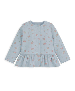 Mamas & Papas Outfits & Sets Floral Ribbed Top & Leggings Outfit Set