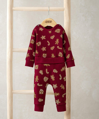 Mamas & Papas Outfits & Sets Gingerbread Christmas (2 Piece) Outfit Set