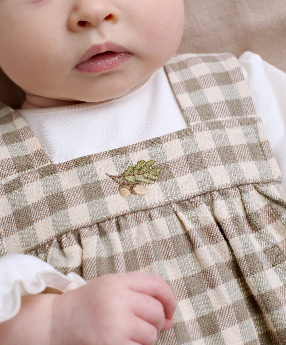 Mamas &amp; Papas Outfits &amp; Sets Gingham Dress &amp; Bodysuit Set