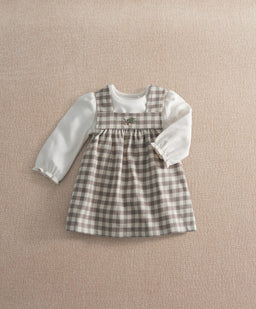 Mamas & Papas Outfits & Sets Gingham Dress & Bodysuit Set